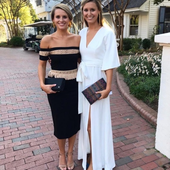 A L E X I S : “Bailey” Fringe Sheath Dress